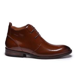Normandy Genuine Leather Lace-up Formal Half Boot