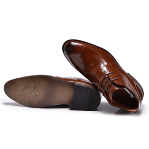 Normandy Genuine Leather Lace-up Formal Half Boot