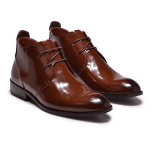 Normandy Genuine Leather Lace-up Formal Half Boot