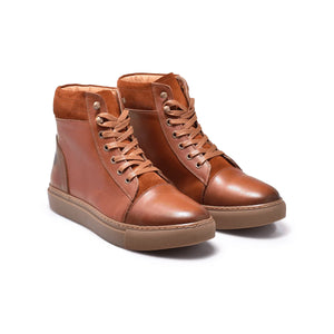 Normandy Genuine Leather Casual Lace-up Half Boot