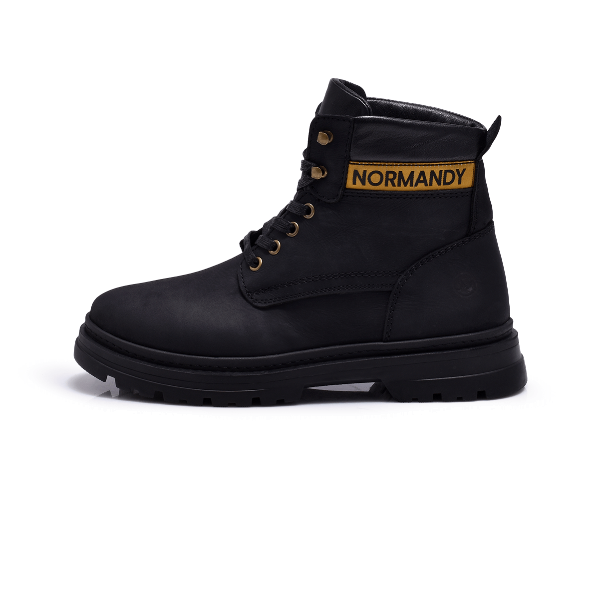 Normandy Genuine Leather Casual Lace-up Half Boot