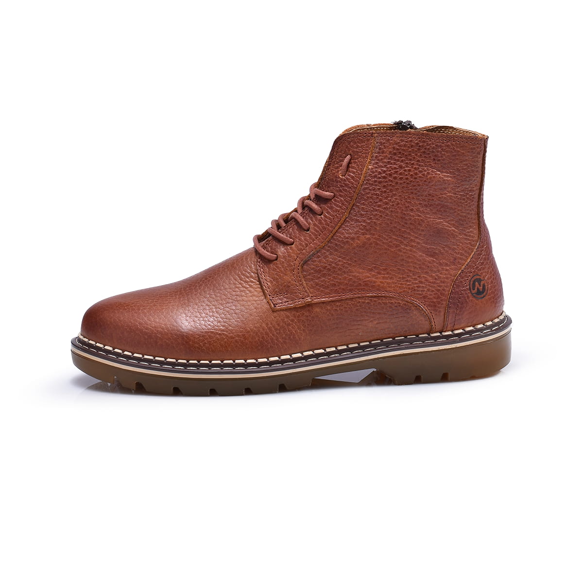 Normandy Genuine Leather Mid-Ankle Boot