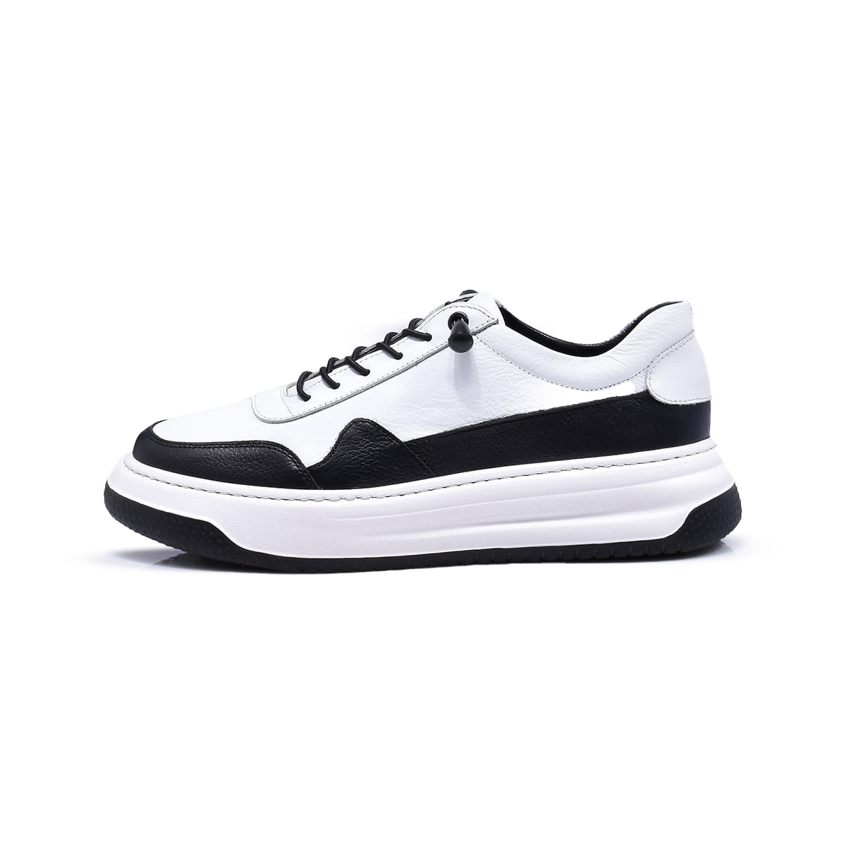 Normandy Genuine Leather Chunky Streetwear Sneakers