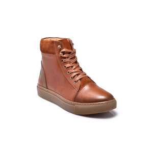 Normandy Genuine Leather Casual Lace-up Half Boot