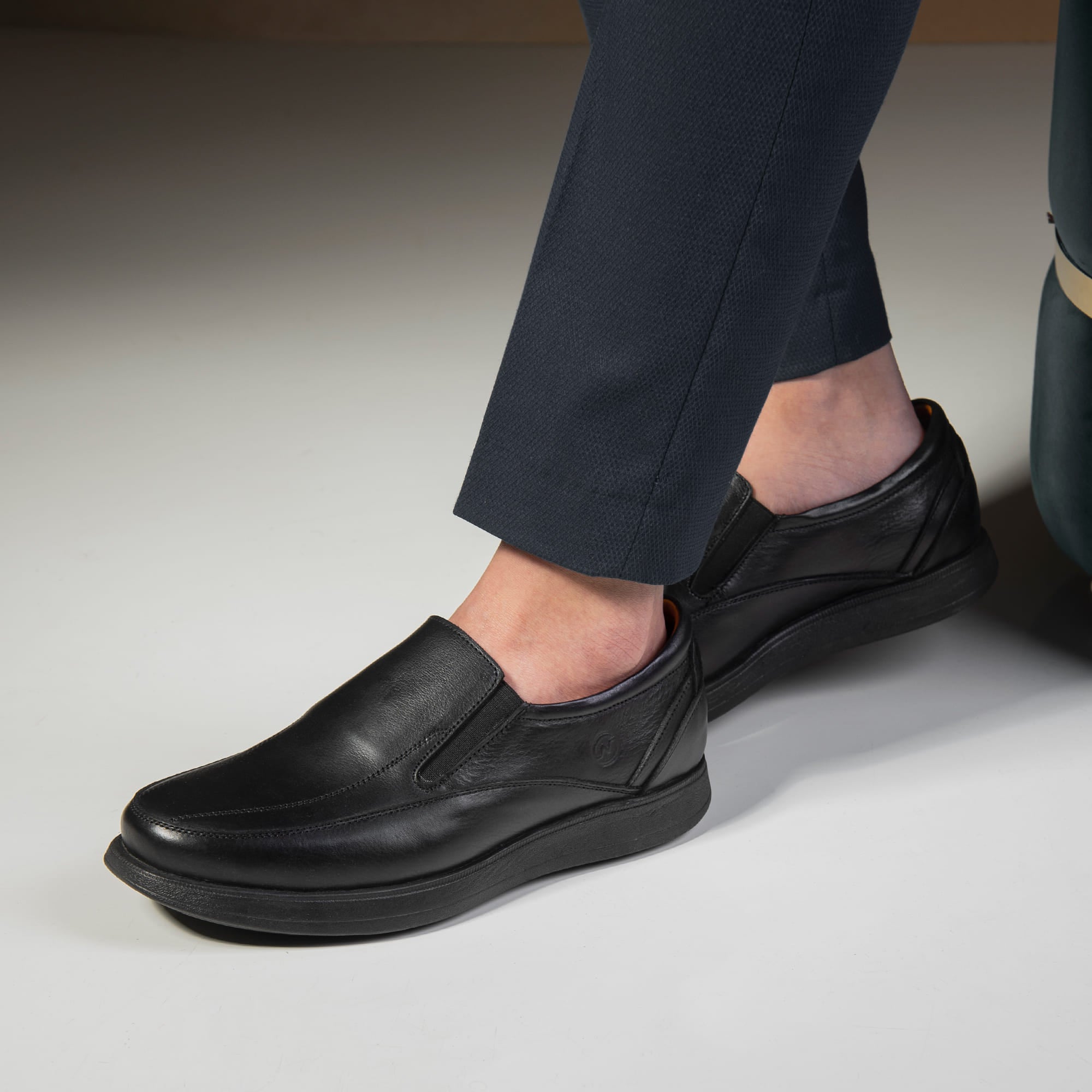 Normandy Genuine Leather Comfort Slip-on