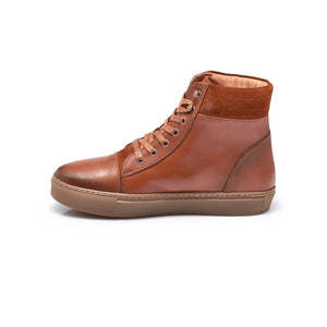 Normandy Genuine Leather Casual Lace-up Half Boot