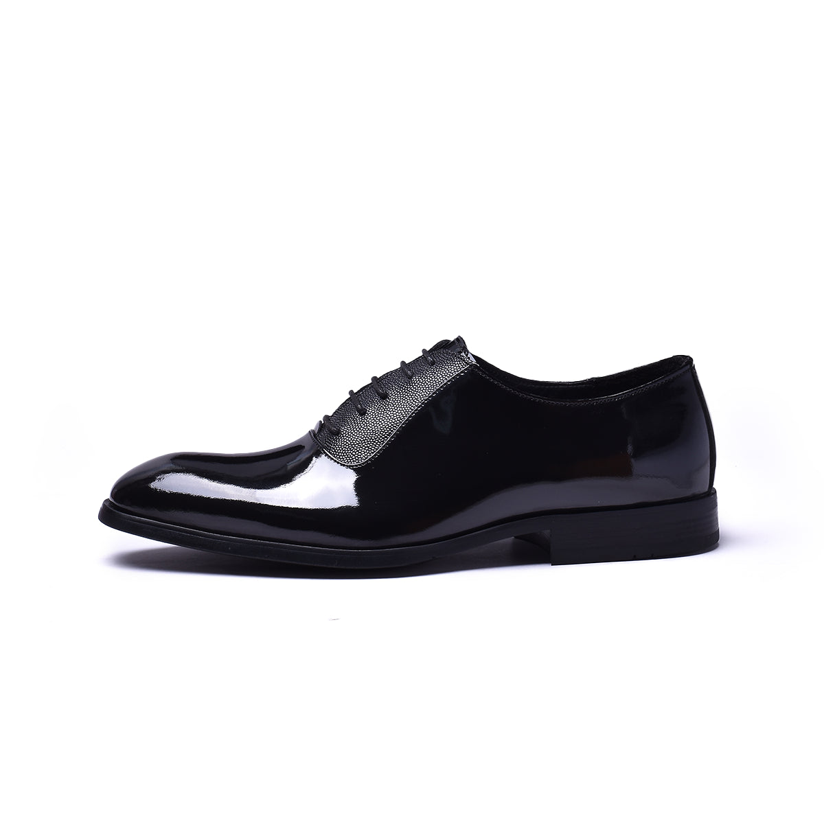 Normandy Genuine Leather Textured Cap Toe Derby
