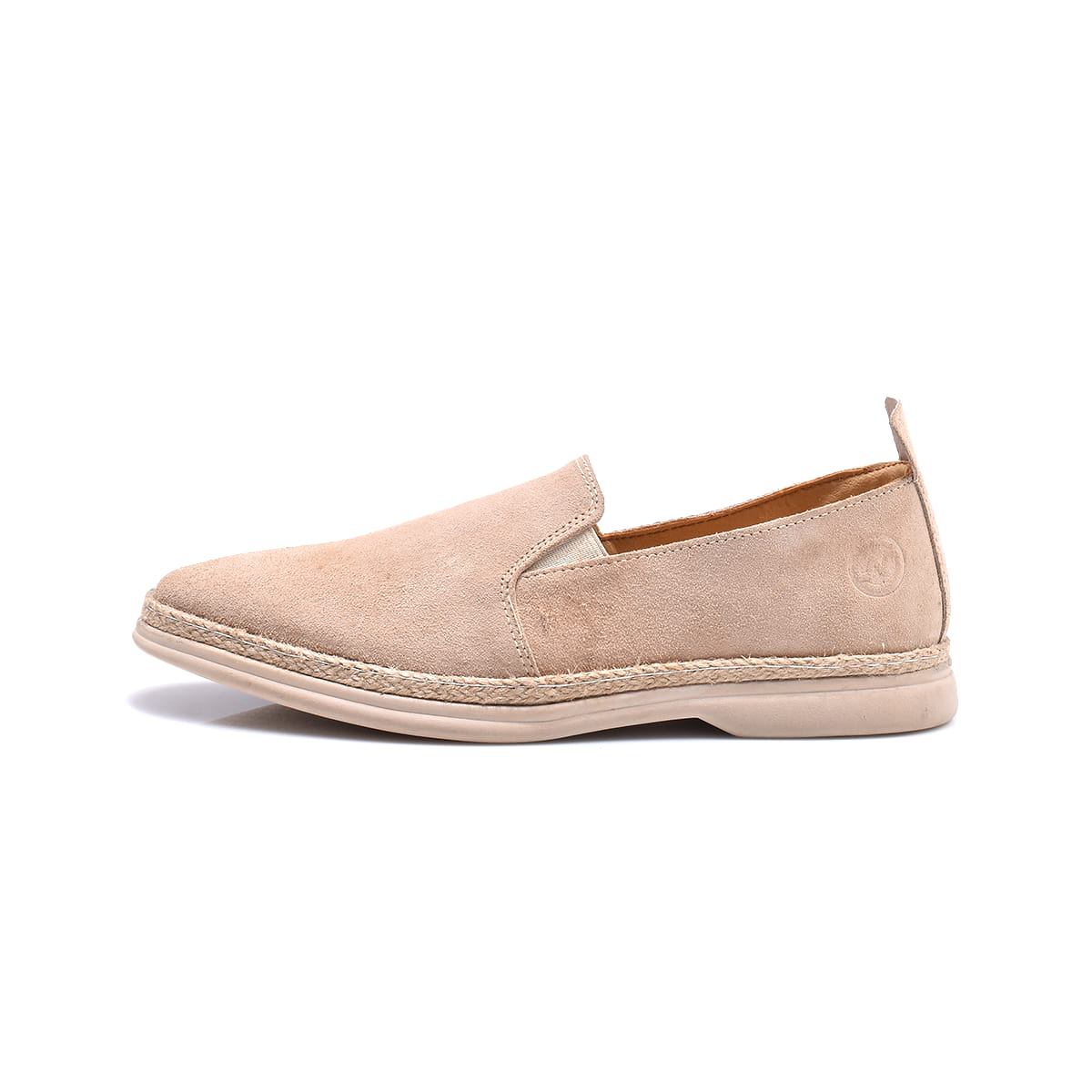 Normandy Premium Suede Rope-Trim Slip-On