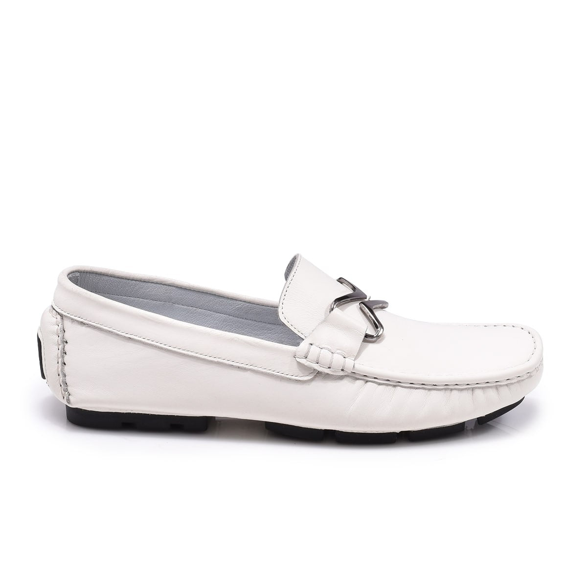 Normandy Genuine Leather Buckle Driving Moccasin