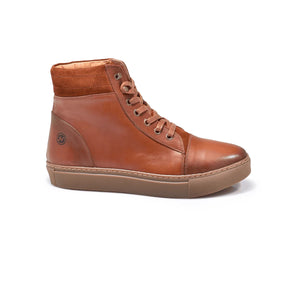Normandy Genuine Leather Casual Lace-up Half Boot