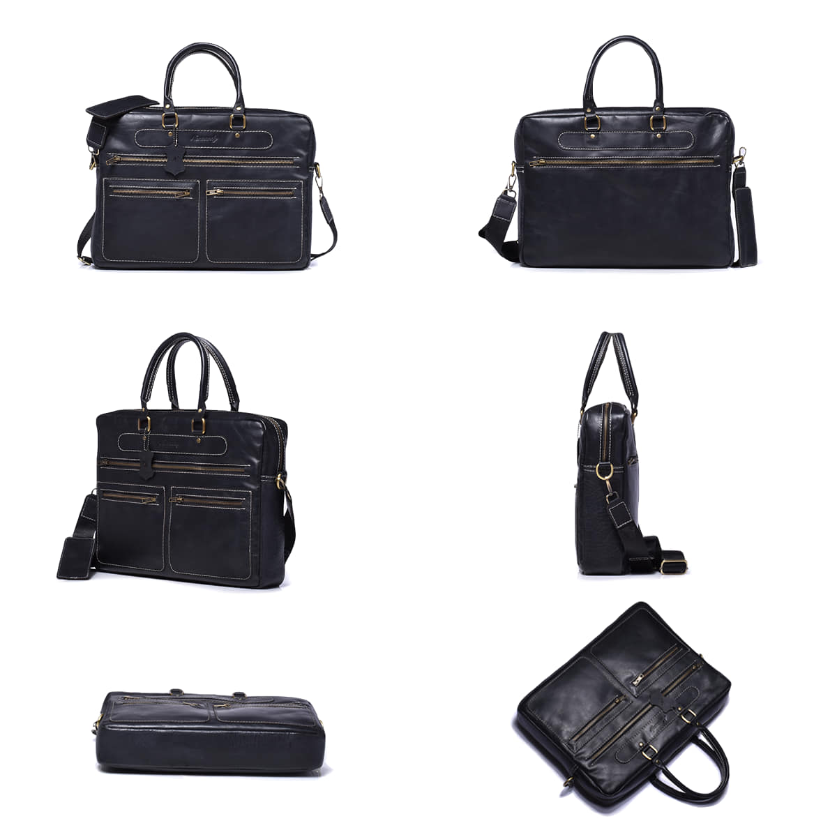 Normandy Professional Genuine Leather Briefcase