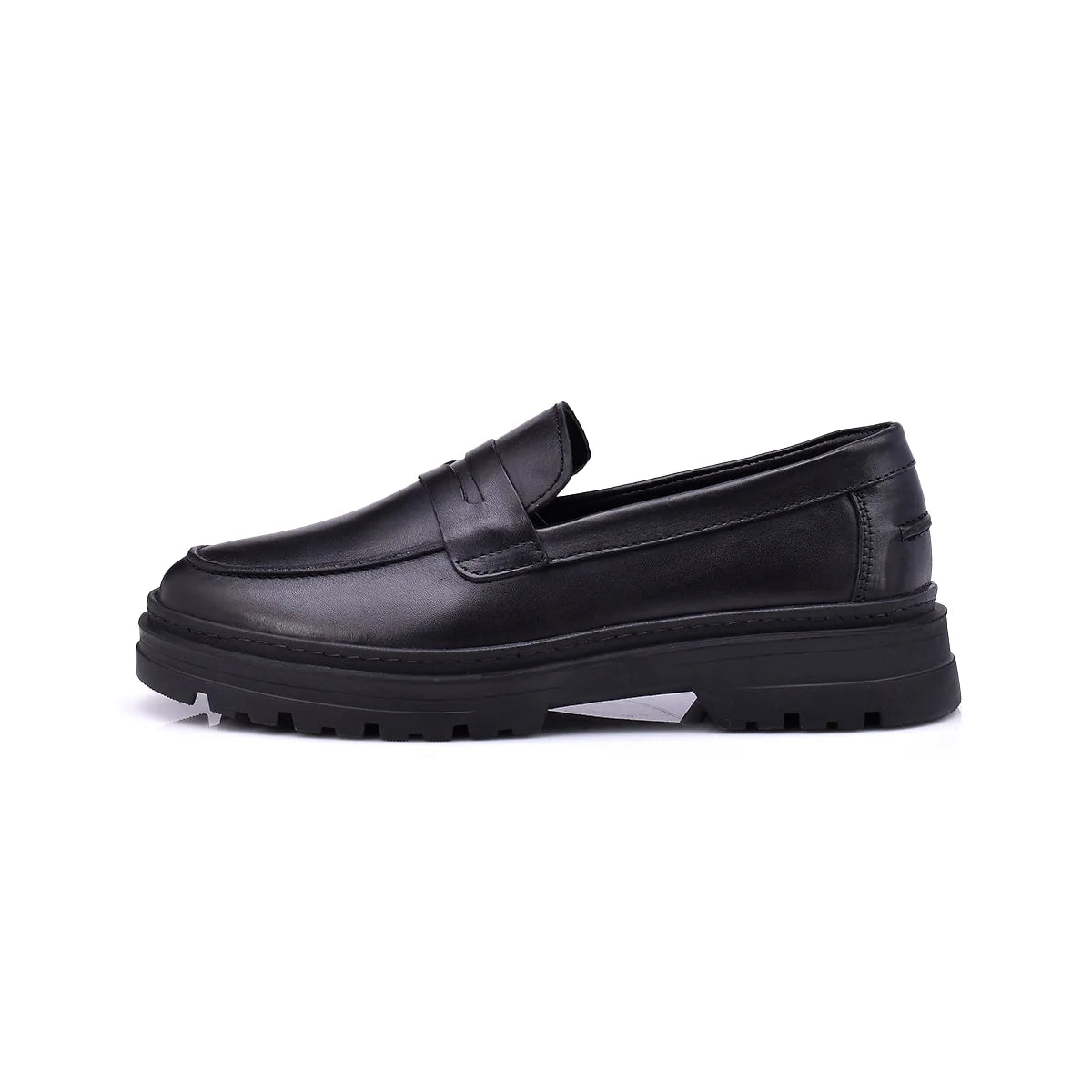 Normandy Genuine Leather Chunky Penny Loafer