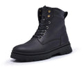 Normandy Genuine Nubuck Leather Casual Lace-up Half Boot