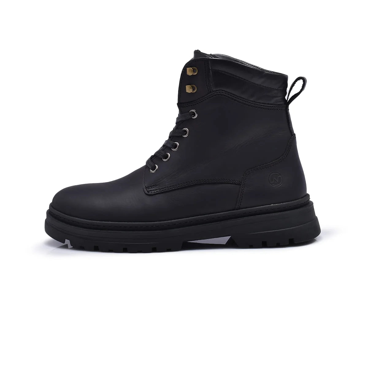 Normandy Genuine Nubuck Leather Casual Lace-up Half Boot