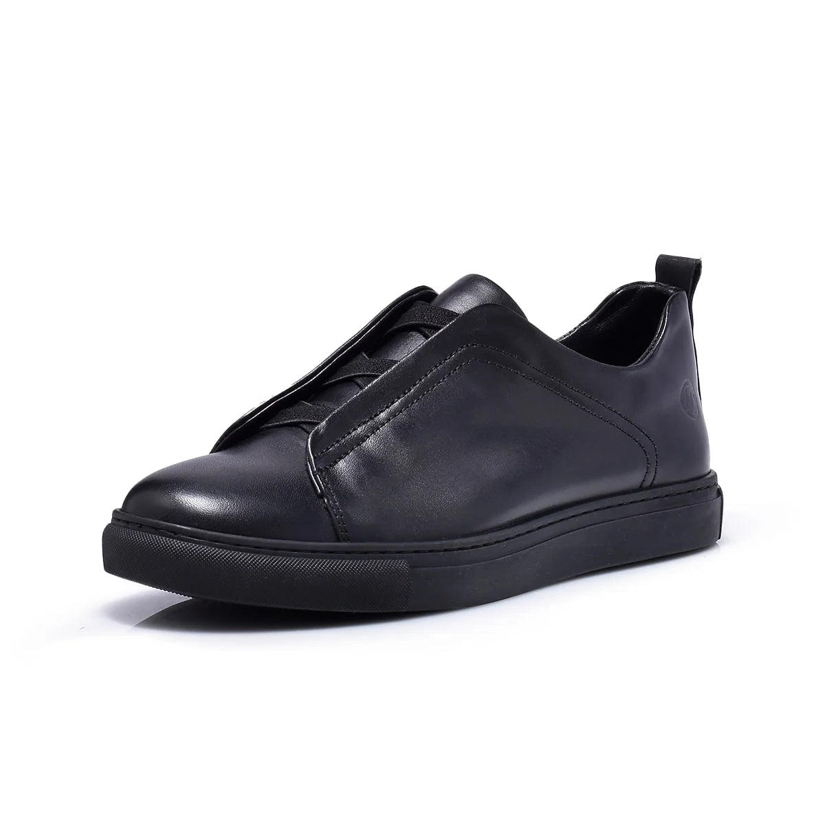Normandy Genuine Leather Elastic Slip-on Sneaker