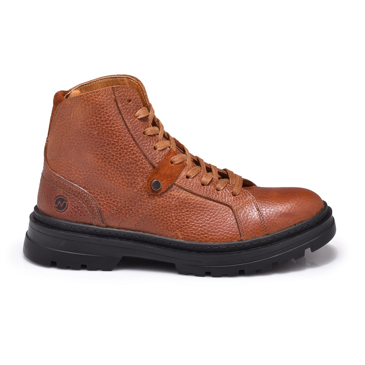 Normandy Genuine Leather Casual Lace-up Half Boot