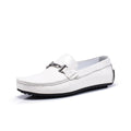 Normandy Genuine Leather Buckle Driving Moccasin