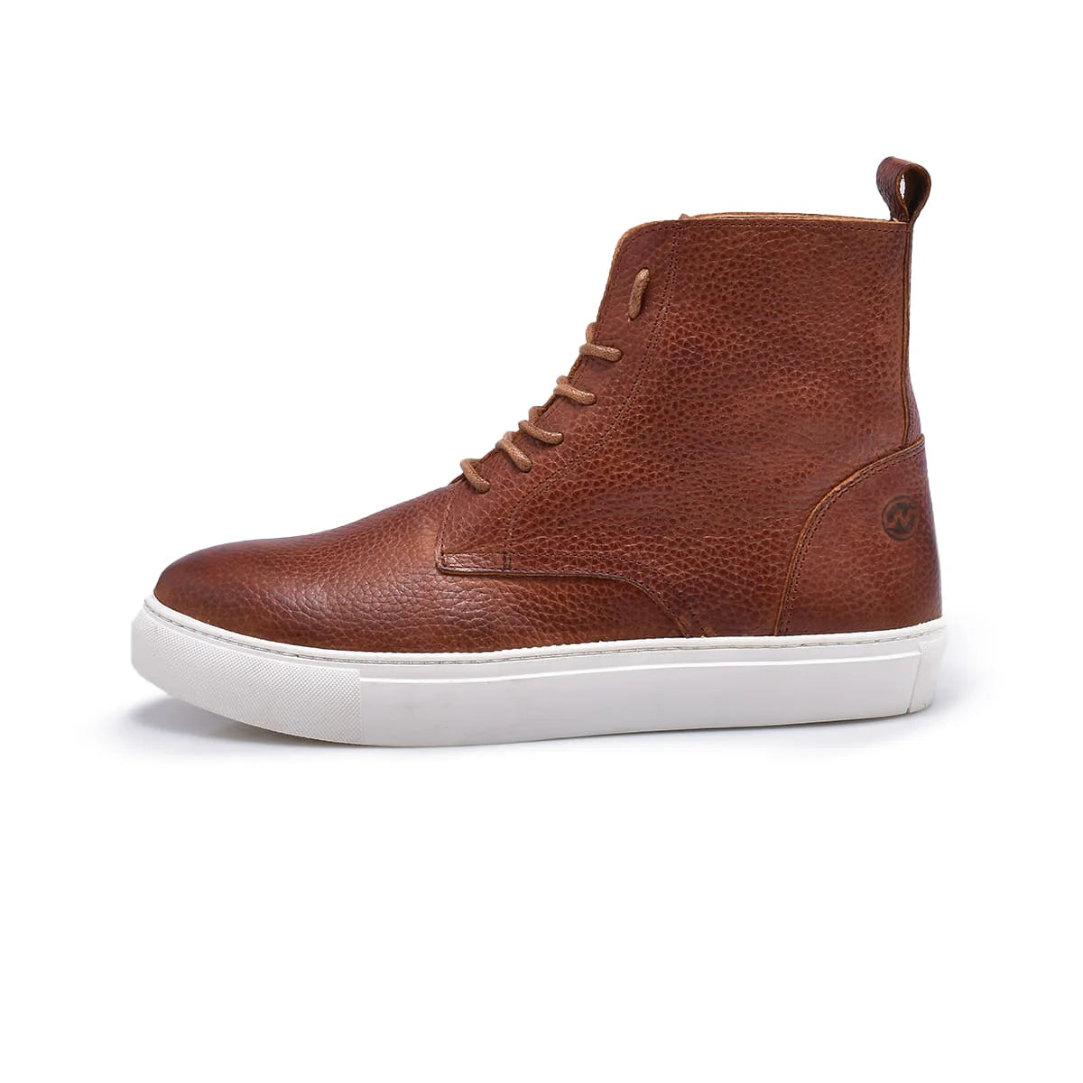 Normandy Genuine Leather Casual Lace-up Half Boot