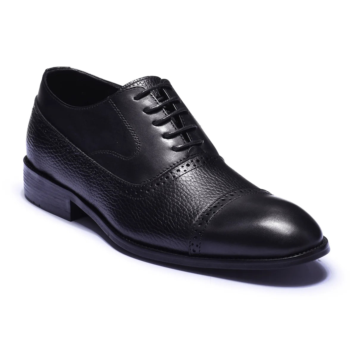 Normandy Genuine Leather Cap Toe Brogue Oxford