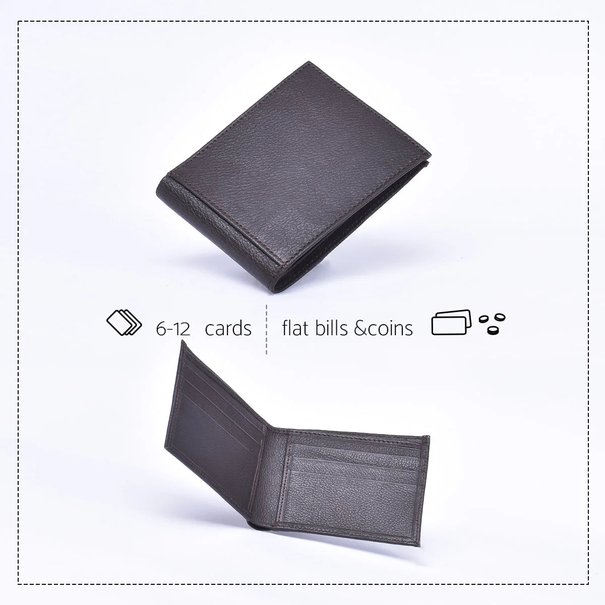 Normandy Handcrafted Genuine Leather Slim Wallet