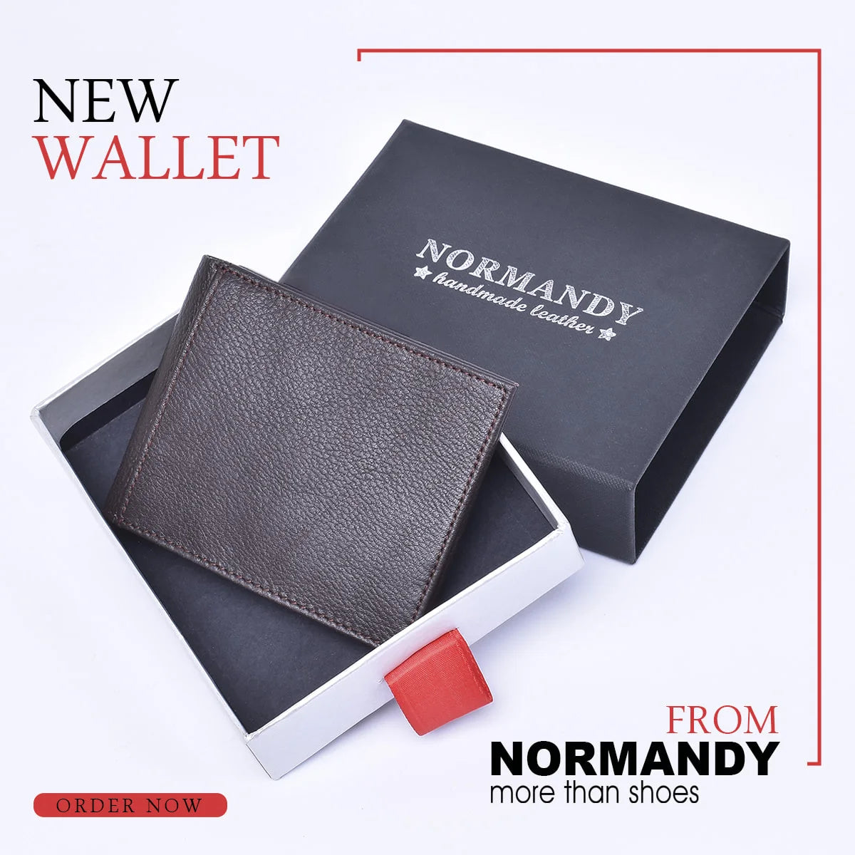 Normandy Handcrafted Genuine Leather Slim Wallet