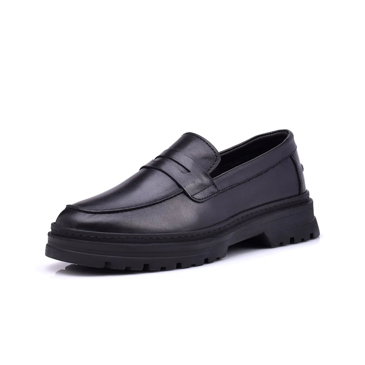 Normandy Genuine Leather Chunky Penny Loafer
