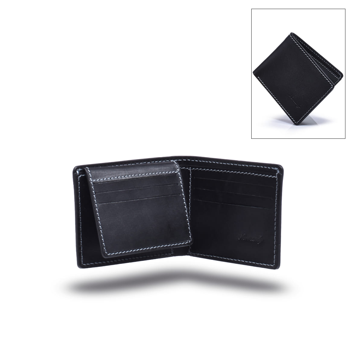 Normandy Handcrafted Genuine Leather Slim Wallet