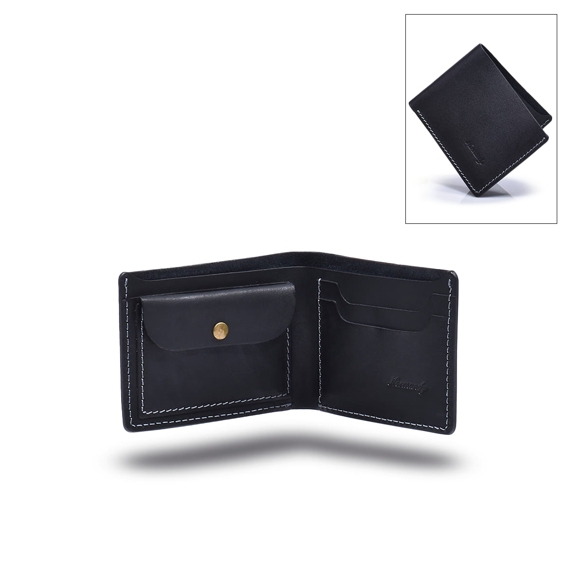 Normandy Handcrafted Genuine Leather Slim Wallet