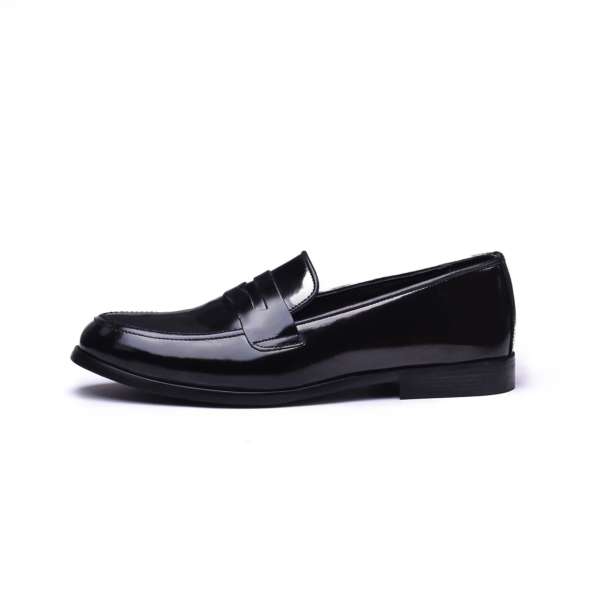 Normandy Genuine Leather Glossy Penny Loafer