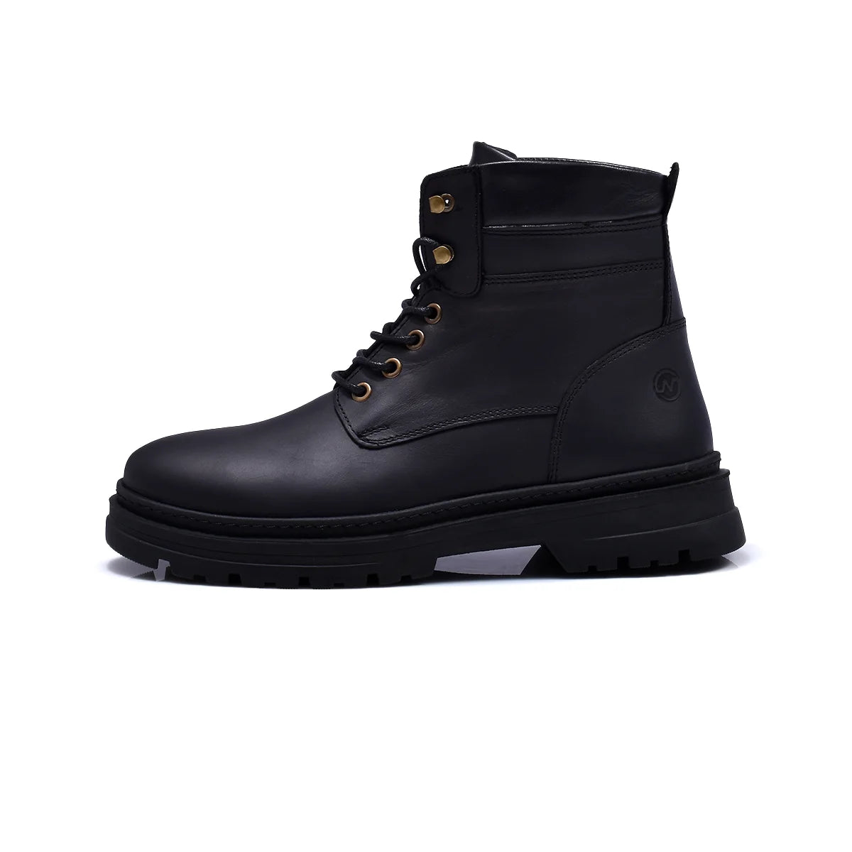 Normandy Genuine Nubuck Leather Casual Lace-up Half Boot