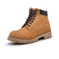 Normandy Genuine Nubuck Leather Lace-Up Mid-Ankle Work Boots