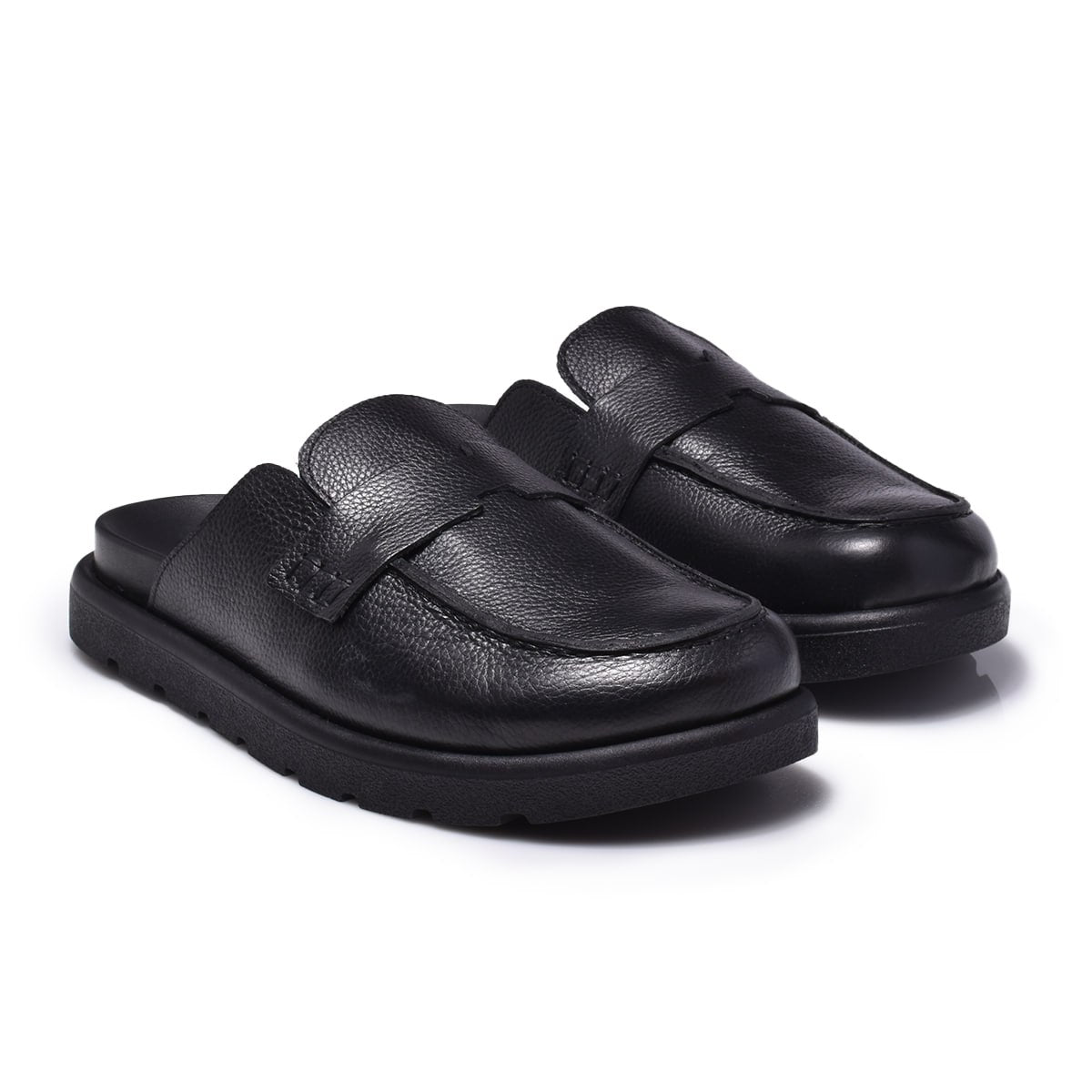 Normandy Classic Genuine Leather Mules