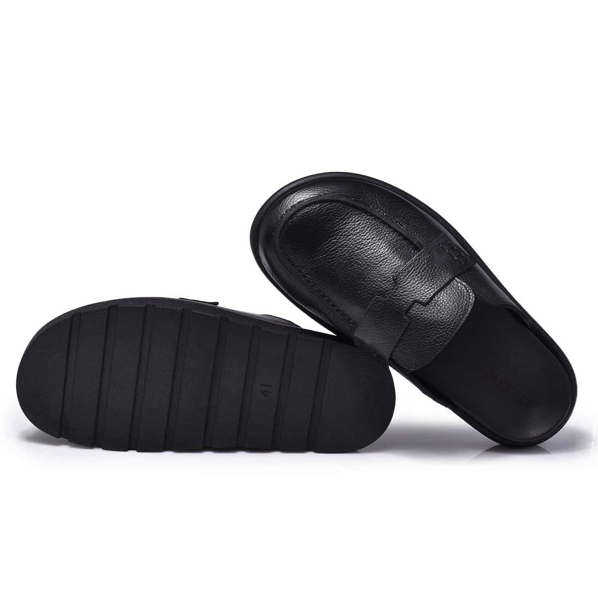 Normandy Classic Genuine Leather Mules