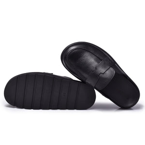 Normandy Classic Genuine Leather Mules