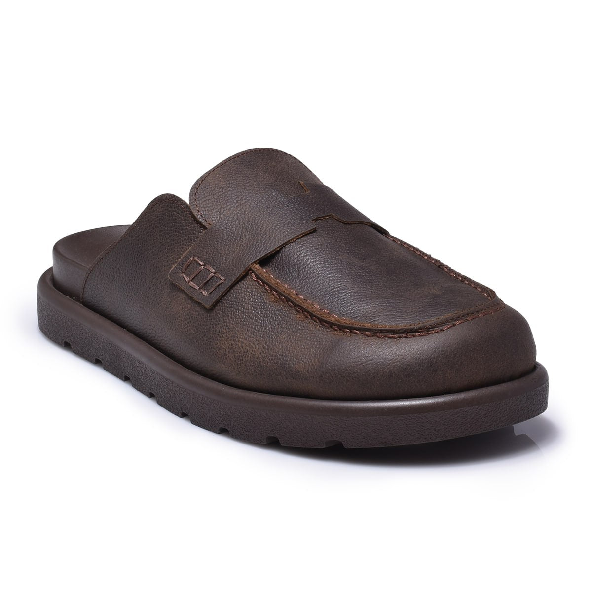 Normandy Classic Genuine Leather Mules
