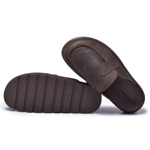 Normandy Classic Genuine Leather Mules