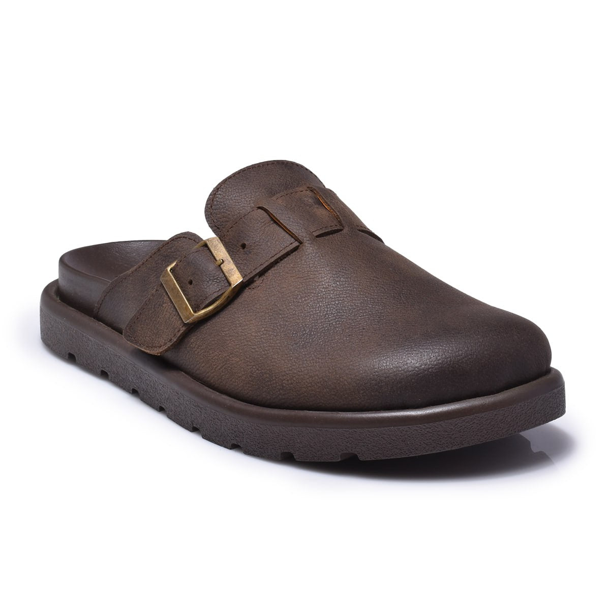 Normandy Premium Genuine Leather Buckle Mules