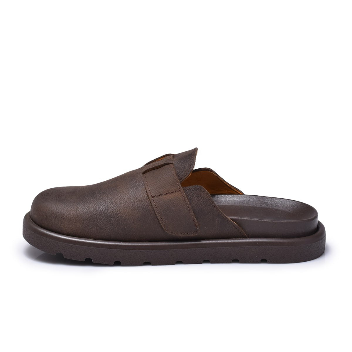Normandy Premium Genuine Leather Buckle Mules