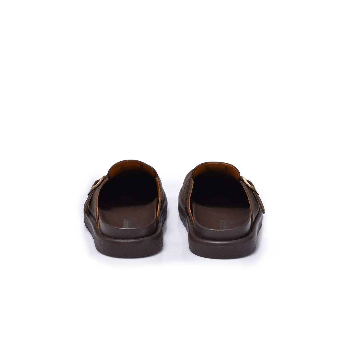 Normandy Premium Genuine Leather Buckle Mules