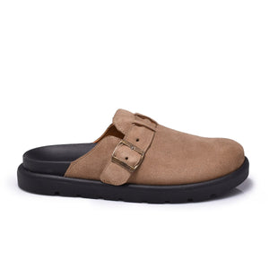 Normandy Premium Genuine Leather Buckle Mules