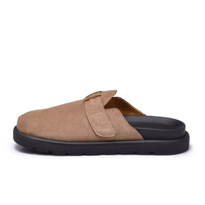 Normandy Premium Genuine Leather Buckle Mules