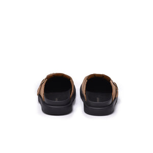 Normandy Premium Genuine Leather Buckle Mules