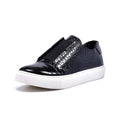 Normandy Textured Leather Elastic Slip-on Sneaker