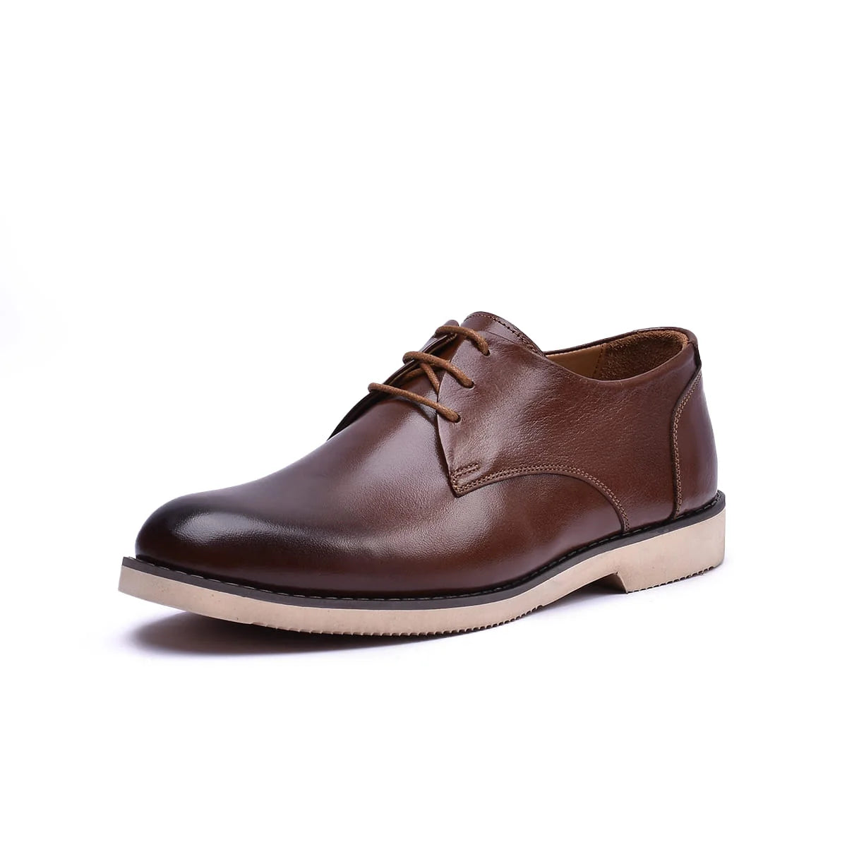 Normandy Genuine Leather Contrast Sole Derby