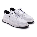 Normandy Genuine Leather Elastic Lace Chunky Sneaker