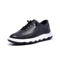 Normandy Genuine Leather Urban Elastic Lace Sneaker
